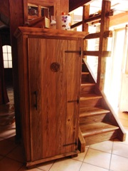 Scala in legno vecchio, clicca per ingrandire.