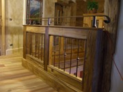 Balaustra in legno vecchio, clicca per ingrandire.