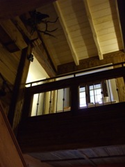 Balaustra in legno vecchio, clicca per ingrandire.