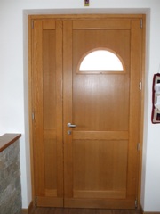 Porta in legno-alluminio interno, clicca per ingrandire.