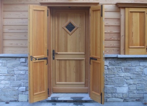 Porte in legno e legno-alluminio, clicca per accedere alle foto.