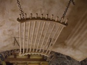 Taverna Hotel Grigna di Mandello del Lario: particolare soffitto, clicca per ingrandire.